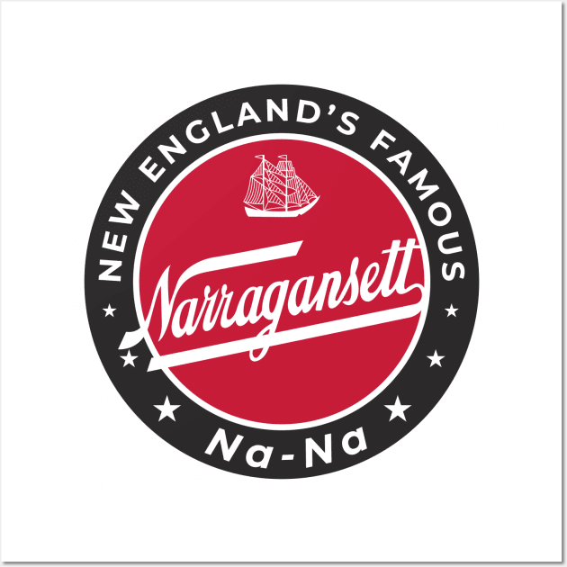 Narragansett Na-Na Team Logo Wall Art by Labidabop